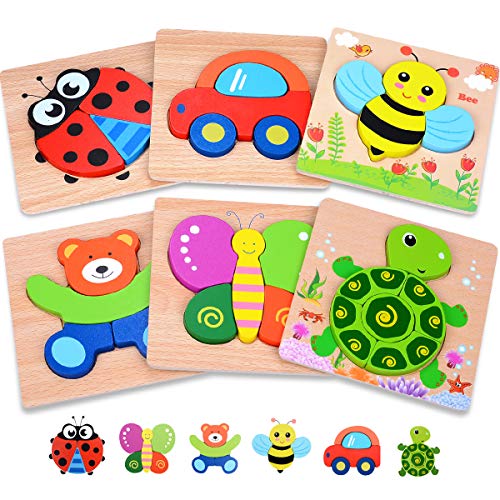 MAGIFIRE Wooden Toddler Puzzles Gifts Toys for 1 2 3 Year Old Boys Girls Baby Infant Kid Learning Educational 6 Animal Shape Jigsaw Eco Friendly Child Kid Montessori Stem Travel Toy MAGIFIRE Wooden Toddler Puzzles Gifts Toys for 1 2 3 Year Old Boys Girls Baby Infant Kid Learning Educational 6 Animal Shape Jigsaw Eco Friendly Child Kid Montessori Stem Travel Toy
